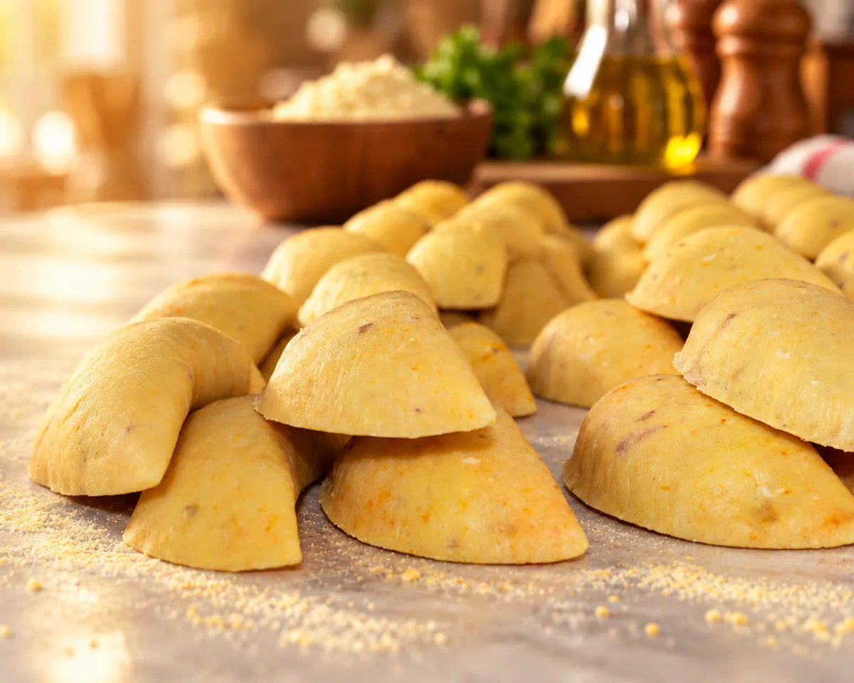Empanadas de maíz crudas, listas para freír, para eventos y empresas en Neiva